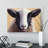XXX-H1022-WF-7753X Sheep Portrait - Wrapped Canvas Print-516092407