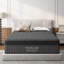 Matelas pour lit simple de 12 po, matelas avec mousse viscoélastique imprégnée de gel et ressorts ensachés, plateau supérieur mi-ferme, noir-1761536722-1761536734
