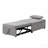 Folding Ottoman Sofa Bed Gray