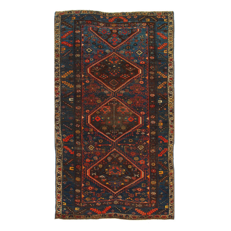 Southwestern Area Rug in Navy Blue