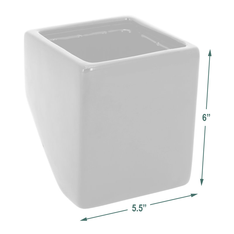 Earhart Ceramic Wall Planter, Sky