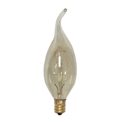 25 Watt Incandescent Non-Dimmable Light Bulb E12/Candelabra Base