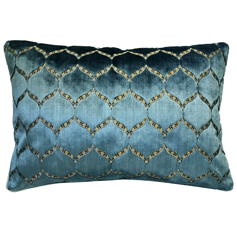 Lumbar Pillow Cover & Insert, Royal
