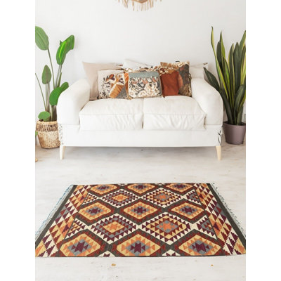 Keynot Striped Hand Woven Area Rug