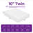 10" Medium Memory Foam Mattress-106060397