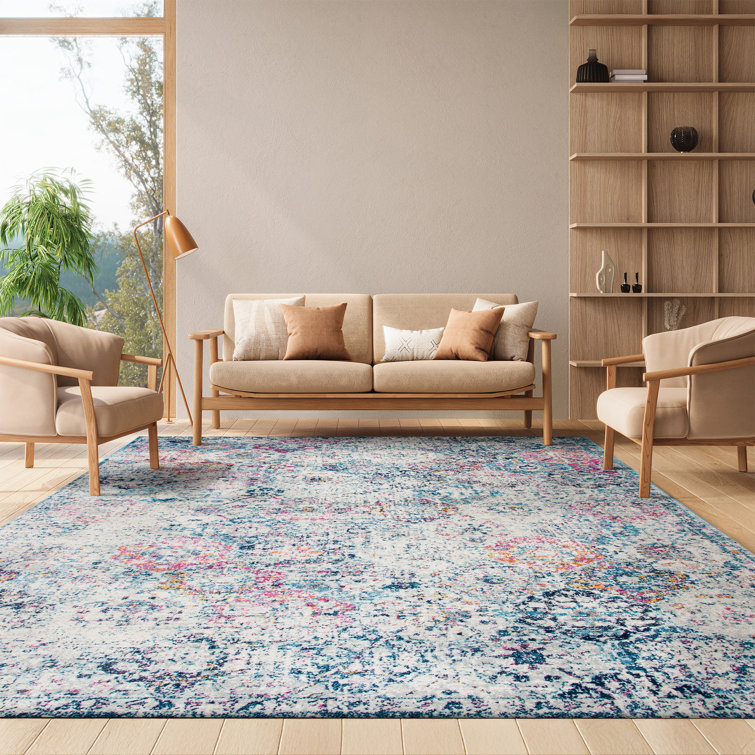 Cronin Navy/Teal Area Rug