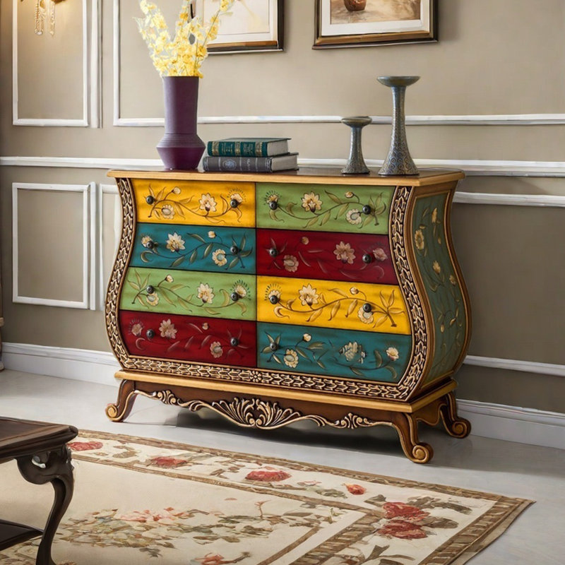 Armoire artistique en forme de vase avec tiroirs