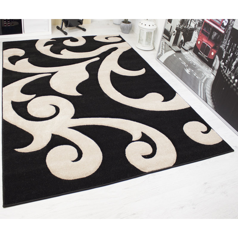 Chane Floral Area Rug, Rectangle 120 x 170cm