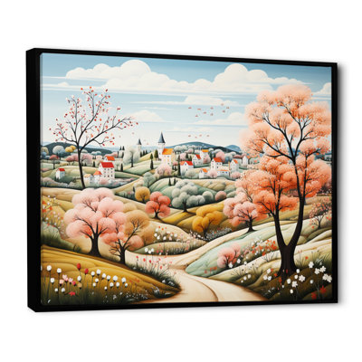 «Countryside Early Spring Landscape II», reproduction sur toile