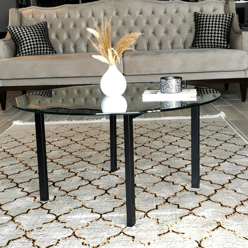 Table basse Chiam, Transparent
