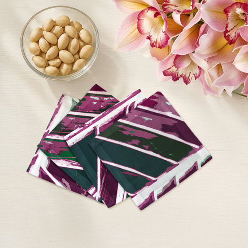 Square Napkins, Purple