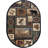 Tapis brun et beige de style Sud-Ouest-43363452