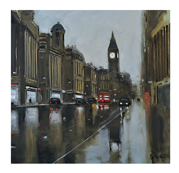 Jon Barker - Painting, Without frame, Yellow