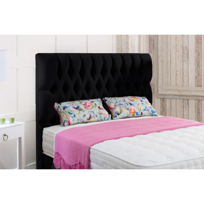 Brancon Upholstered Velvet Headboard