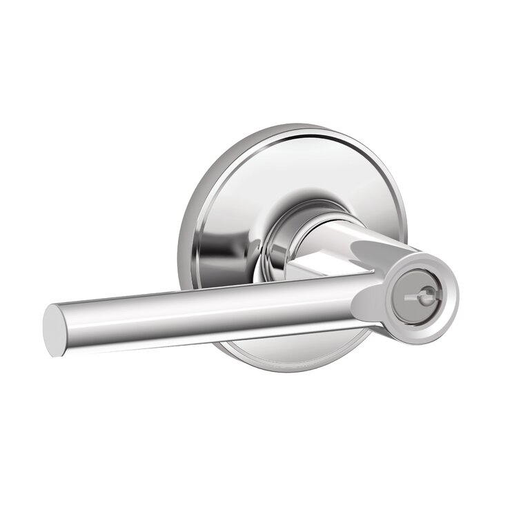 Schlage J Series Broadway Lever Keyed Entry Lock & Reviews