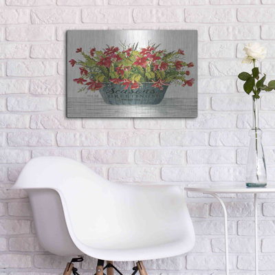 Seasons Greetings Pot' by Cindy Jacobs, Metal Wall Art