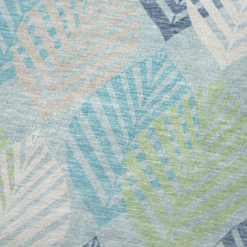 Jeté floral Sherpa ASB744 Addison, Floral bleu sarcelle