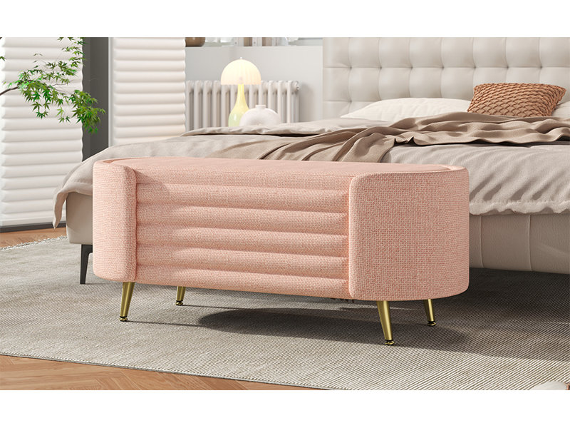 Repose-pieds Modern Storage, Pink, Pink, Pink