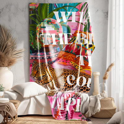 Couverture de léopard tendance et bon chic bon genre