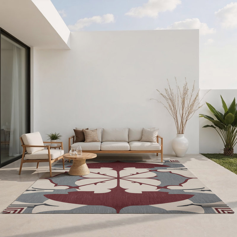 Tapis d'intérieur et d'extérieur à équilibre équilibré, Rectangle 1 pi 6 po x 2 pi 6 po