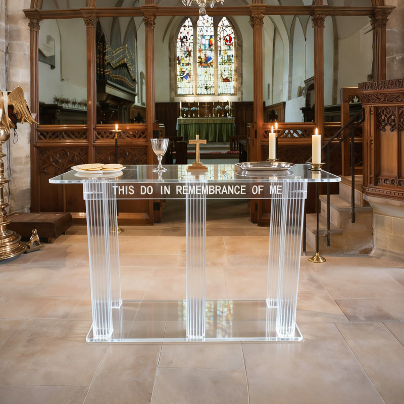 Table de communion en plexiglas Tymir