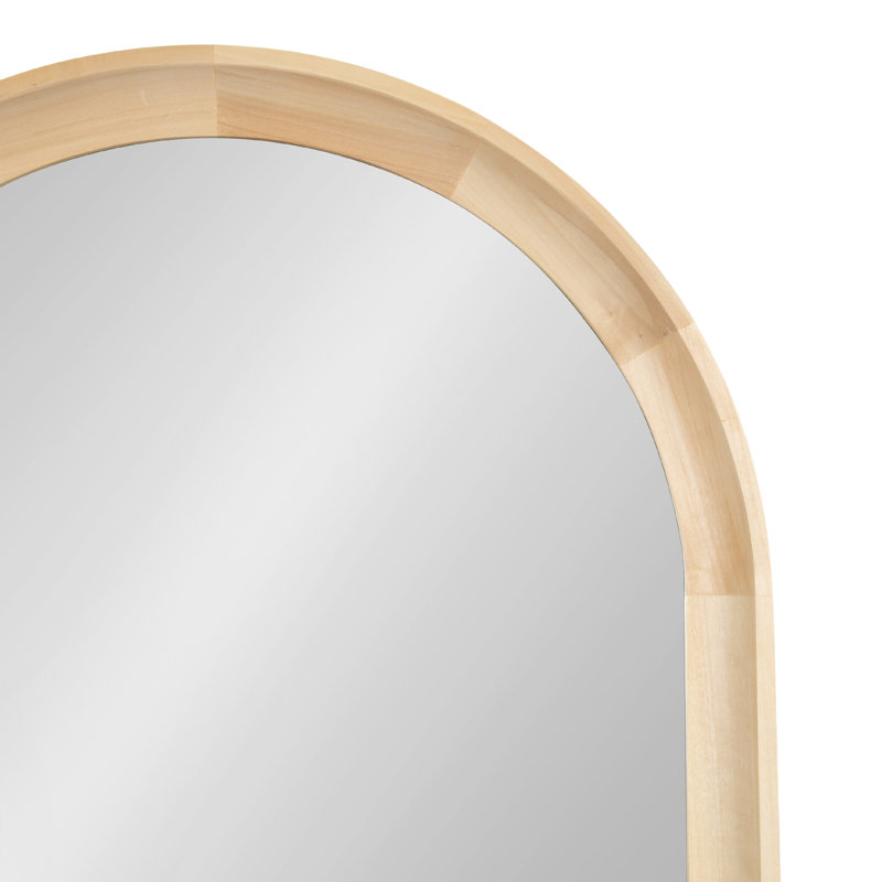 Branwell Wood Mirror, 30" x 20", Natural