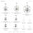 Lesperance 6-Light Steel Globe Chandelier -1470510440