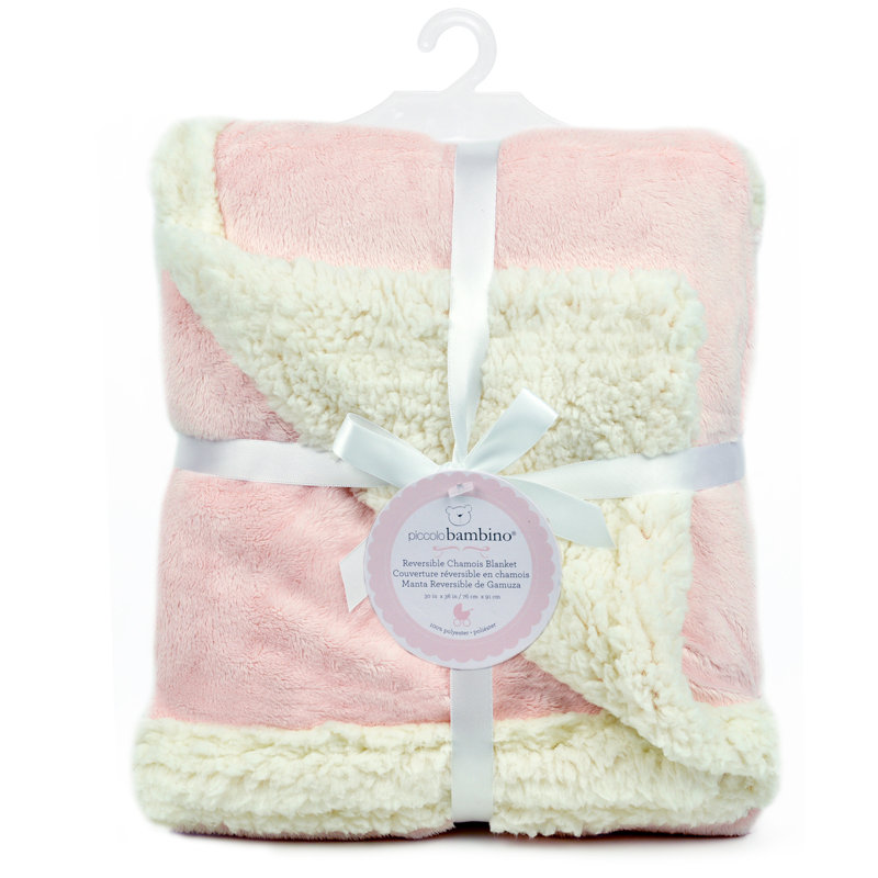 Couverture pour bébé en polyester Dilworth, Rose
