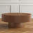 Round Coffee Table, Fluted Drum Design, Sleek & Chic Modern, Living Room Statement-2008100651-2009526178