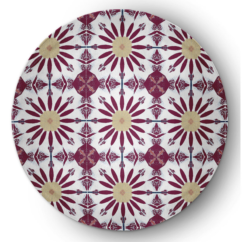 Chenille Indoor / Outdoor Rug, Round 5'