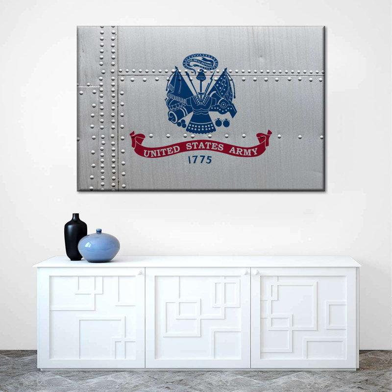 " United States Army ", 26" H x 39" W x 1.25" D