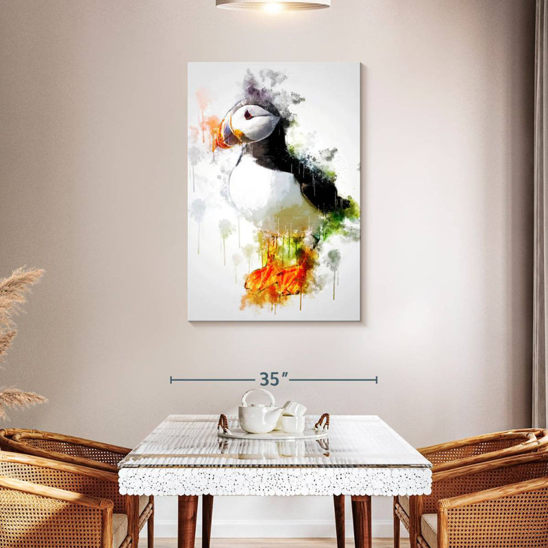 Brampt Puffin Bird, 45" H x 30" W