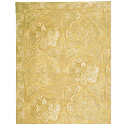 Wool Floral Area Rug