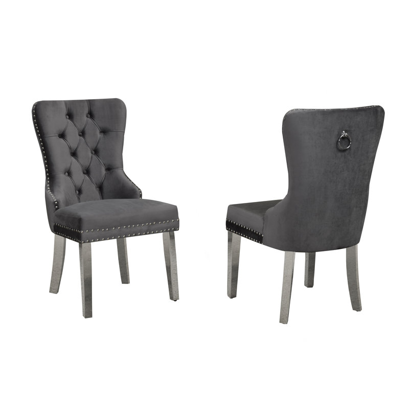 Chaise d'appoint Jaunna, Gris