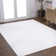 Wolcott Modern Minimalist Pinstripe High-Low White/Silver Rug