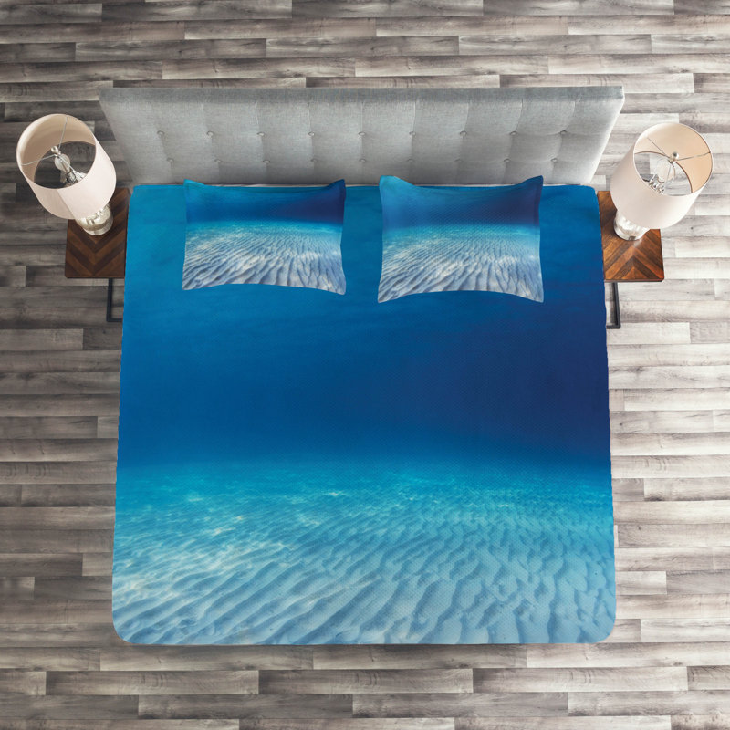 Hypnotic Coastal Polyester Coverlet