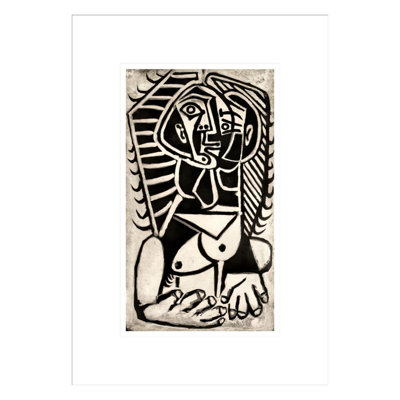 La femme égyptienne par Pablo Picasso, impression giclée sur cadre
