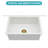 30" Undermount Single Bowl Kitchen Sink 