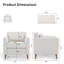 Chaise d'appoint rembourrée avec coussin Carlaya-407204196