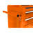 8 Tool Chest With Smooth Operating Drawers - Orange Rolling Storage 8 And Lockable-2052702579