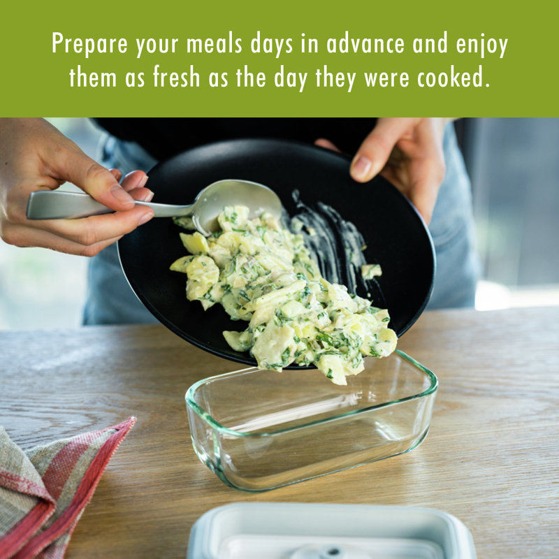 Fresh & Save Glass Airtight Meal Prep Small Food Storage Container Set