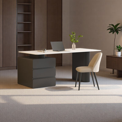 Modern minimalist-style office desk