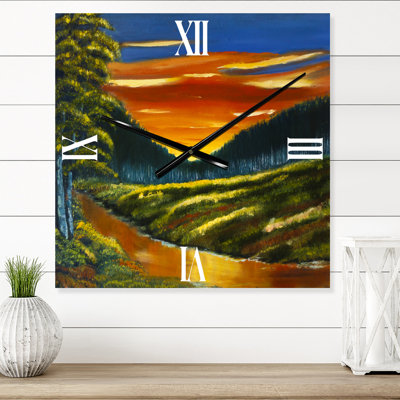 Metal Wall Clock