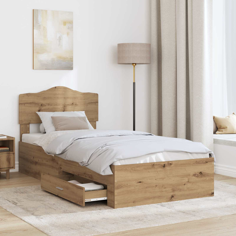 Bed, Single (3'), Artisan Oak