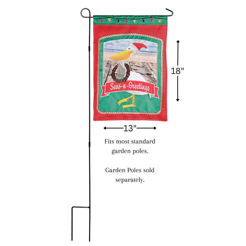Drapeau mers et salutations Pélican