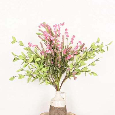 Arrangement floral de baies de fleurs sauvages artificielles 24 po 24 po pour remplissage de vase, bouquet de fleurs à longue tige de verdure de style campagnard pour fête de mariage