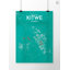 Kitwe City Map - No Frame Print-1055118607