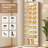 9-Tier 9-18 Pairs Plastic Stackable Shoe Storage Cabinet For Entryway Easy Assembly-1487809301