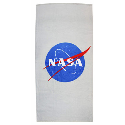GalacticWave NASA Meatball Logo Beach Towel