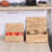 Set Of 2 Rectangular Wicker Storage Bins With Lid, Multipurpose Organizer Rattan Display Boxes For Shelf Organizer, Boho Wicker Box For Home Decoration